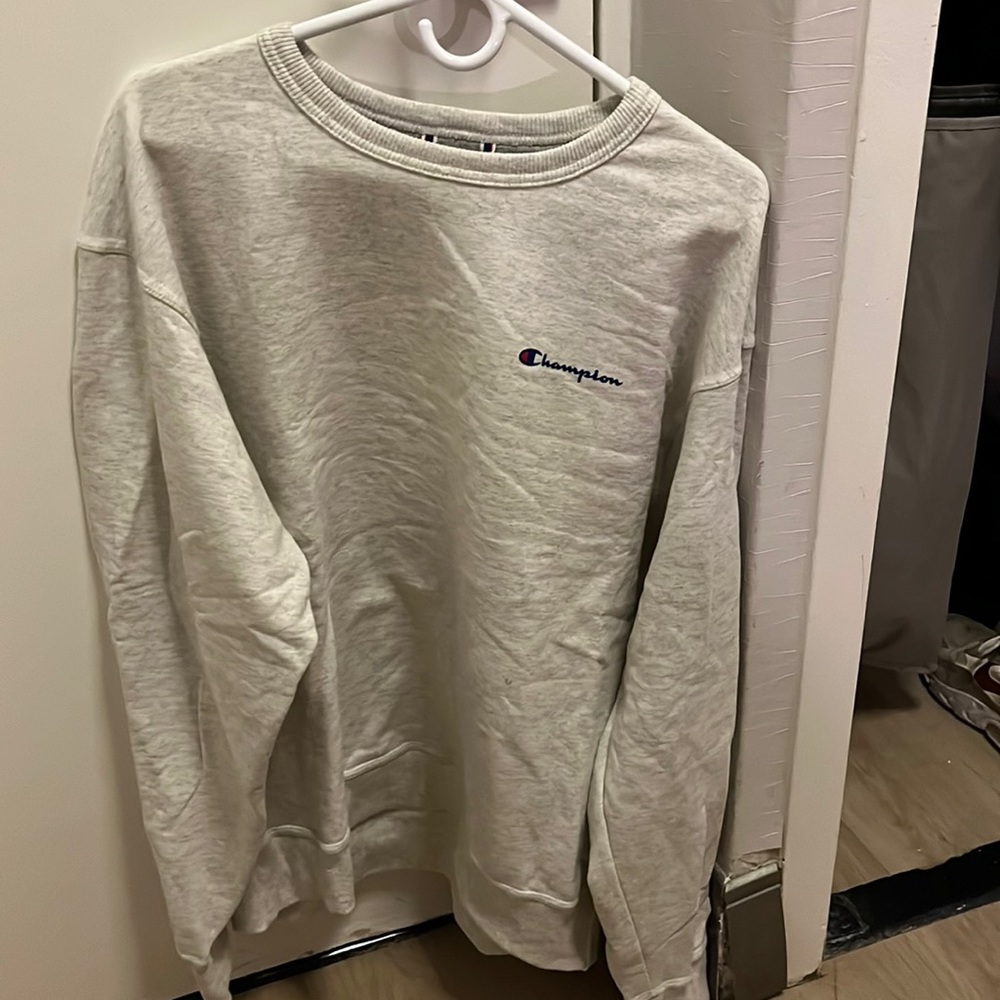White/Silver Champion Sweatshirt